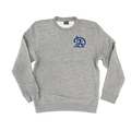 DLA Puff Embroidered Crewneck Heather Grey (Sample Sale Limited Quantity)