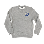 DLA Puff Embroidered Crewneck Heather Grey (Sample Sale Limited Quantity)