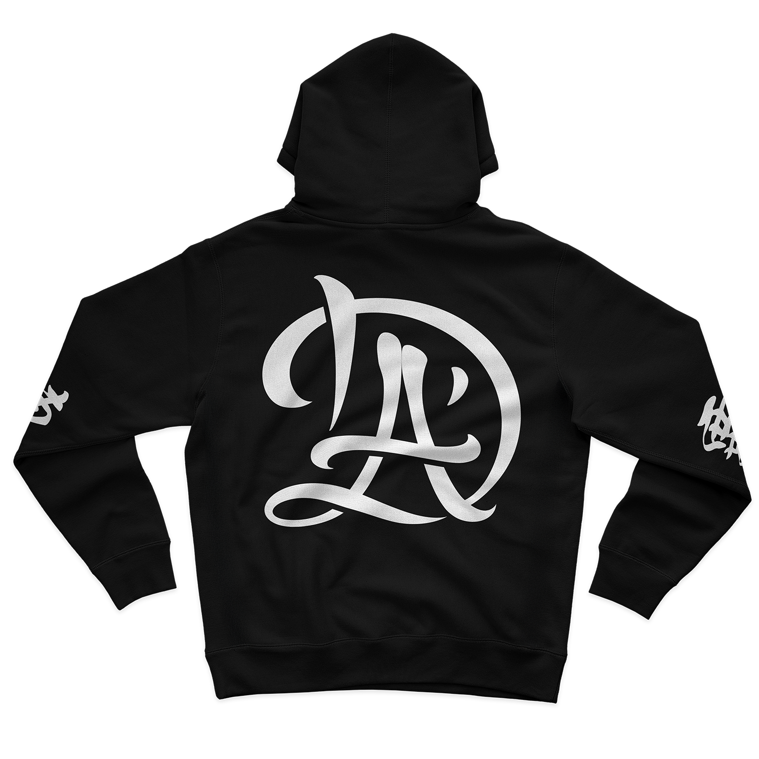 DLA Kanji Back to Back Champions Hoodie in Black