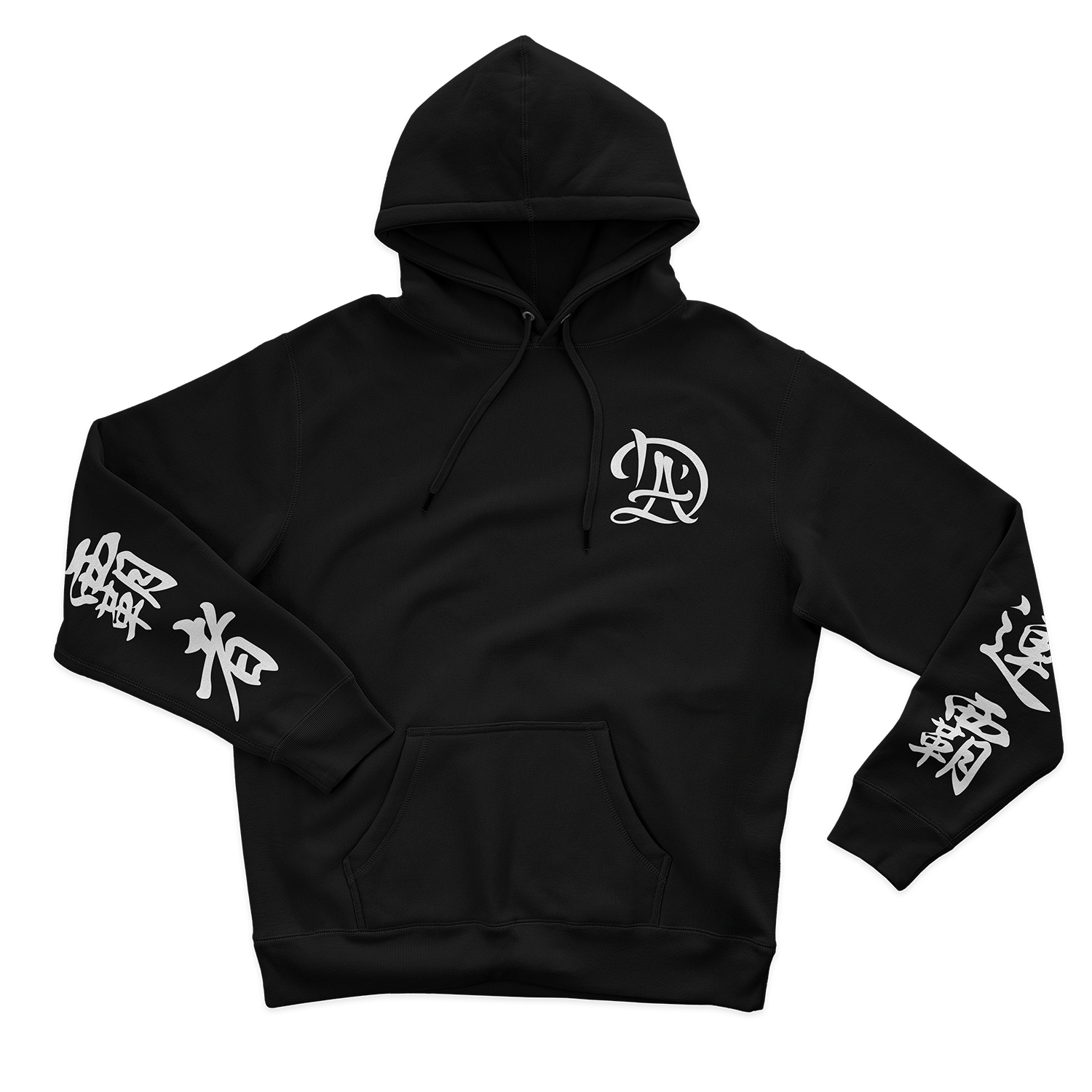 DLA Kanji Back to Back Champions Hoodie in Black