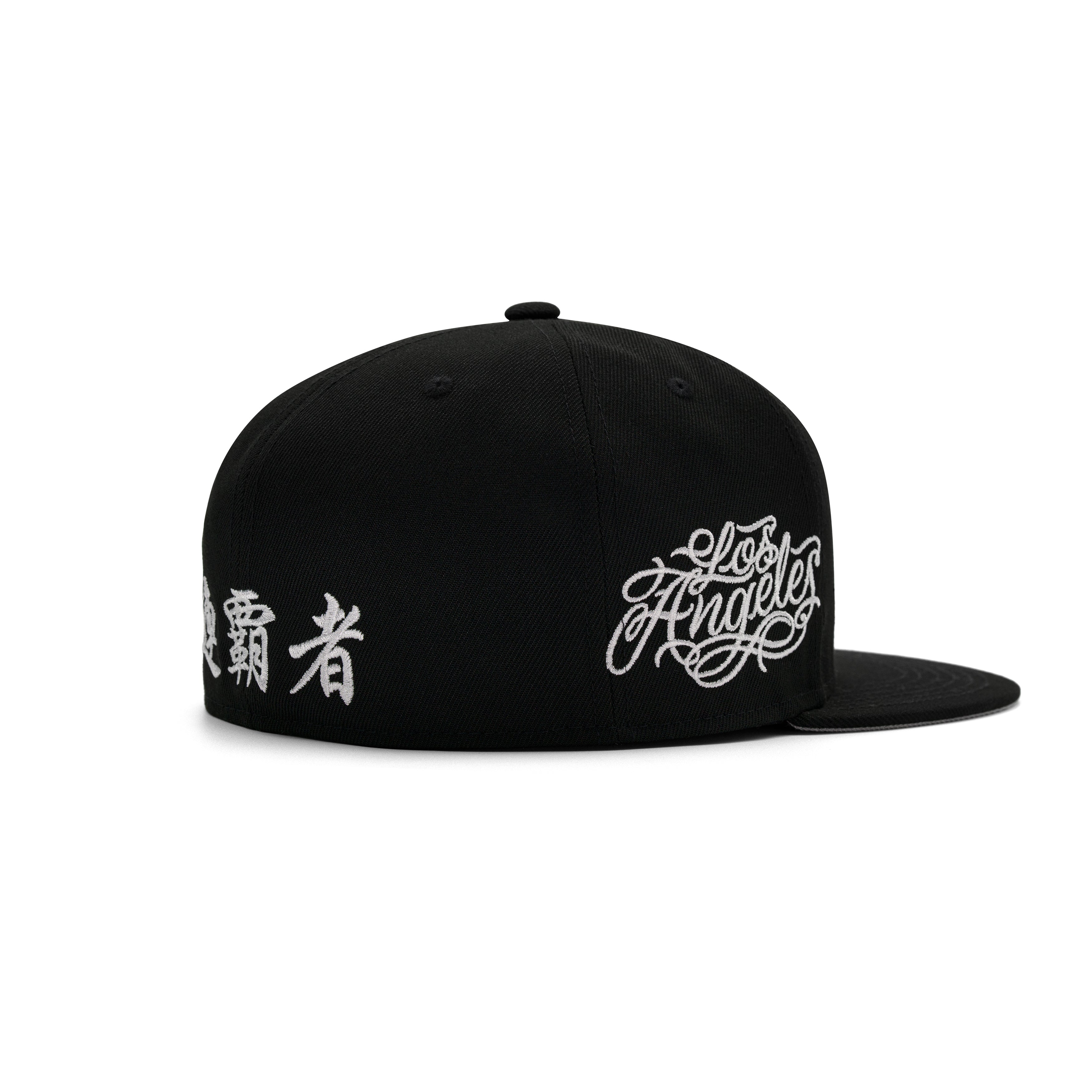 DLA Kanji Los Angeles Black Cap LIMITED EDITION FITTED