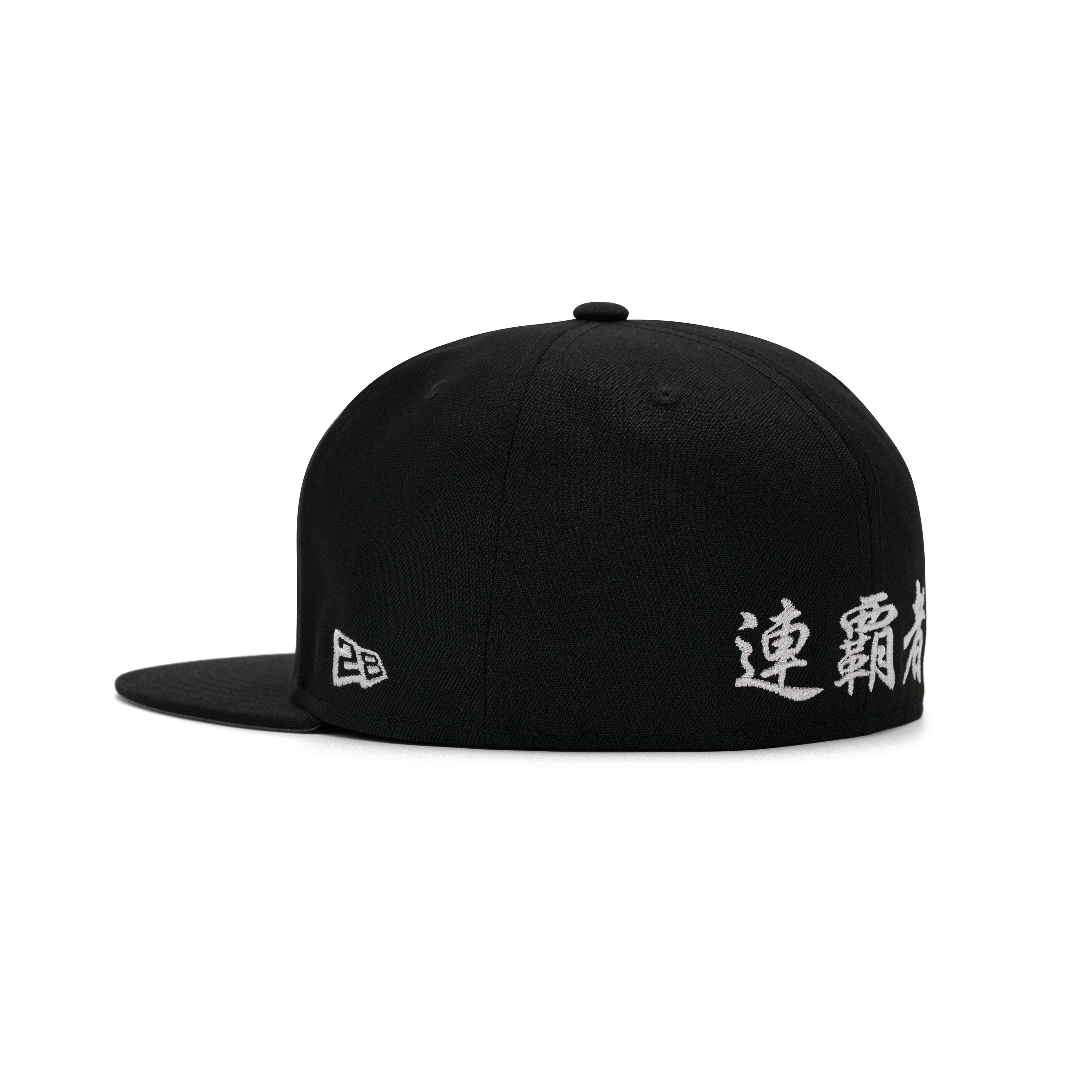 DLA Kanji Los Angeles Black Cap LIMITED EDITION FITTED