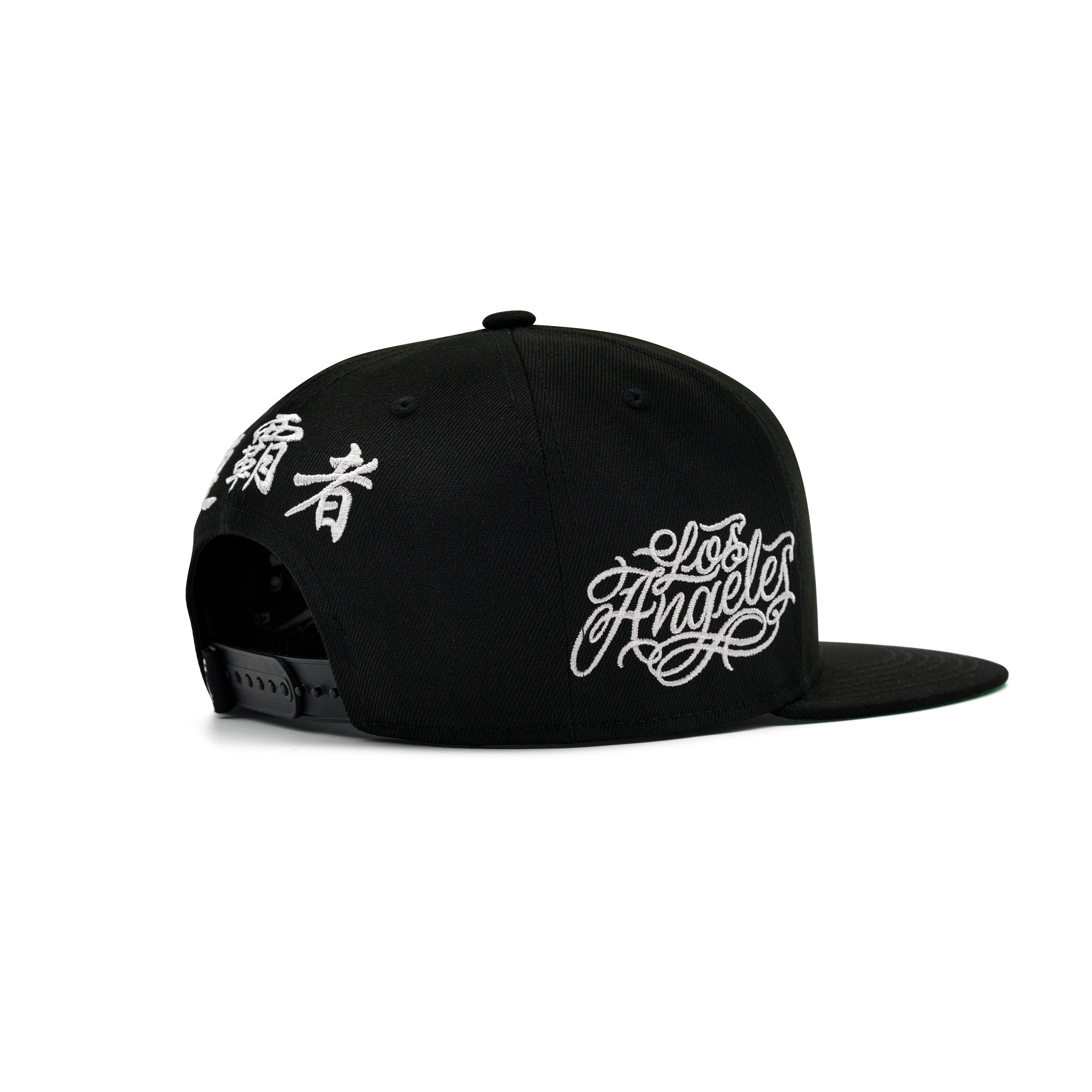 DLA Kanji Los Angeles Black Cap ADJUSTABLE SNAPBACK