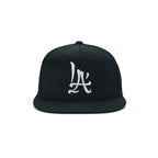 Class 28 LA Brush Calligraphy Black Snapback (Sample Sale)