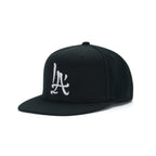 Class 28 LA Brush Calligraphy Black Snapback (Sample Sale)