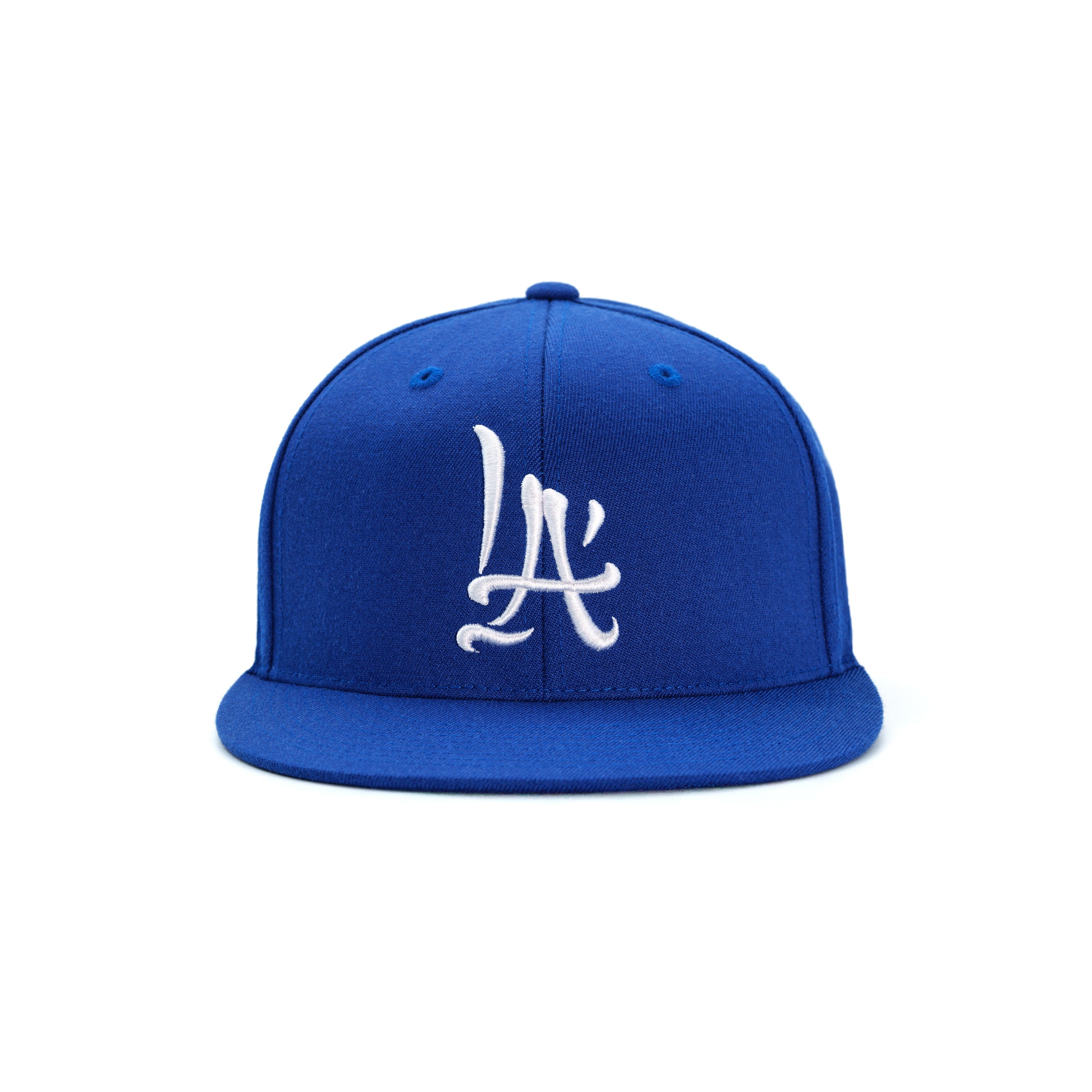 Class 28 LA Brush Calligraphy Royal Blue Snapback (Sample Sale)