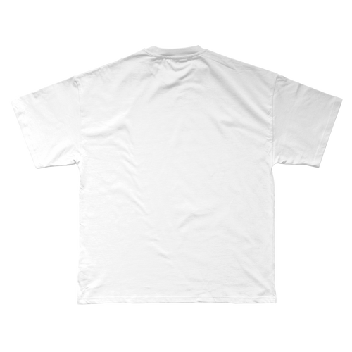Class 28 Classic Script Black/Red Logo Tee on White